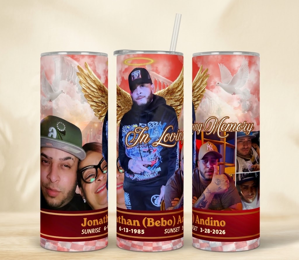 Memorial Photo Tumbler 20 oz Personalized Keepsake