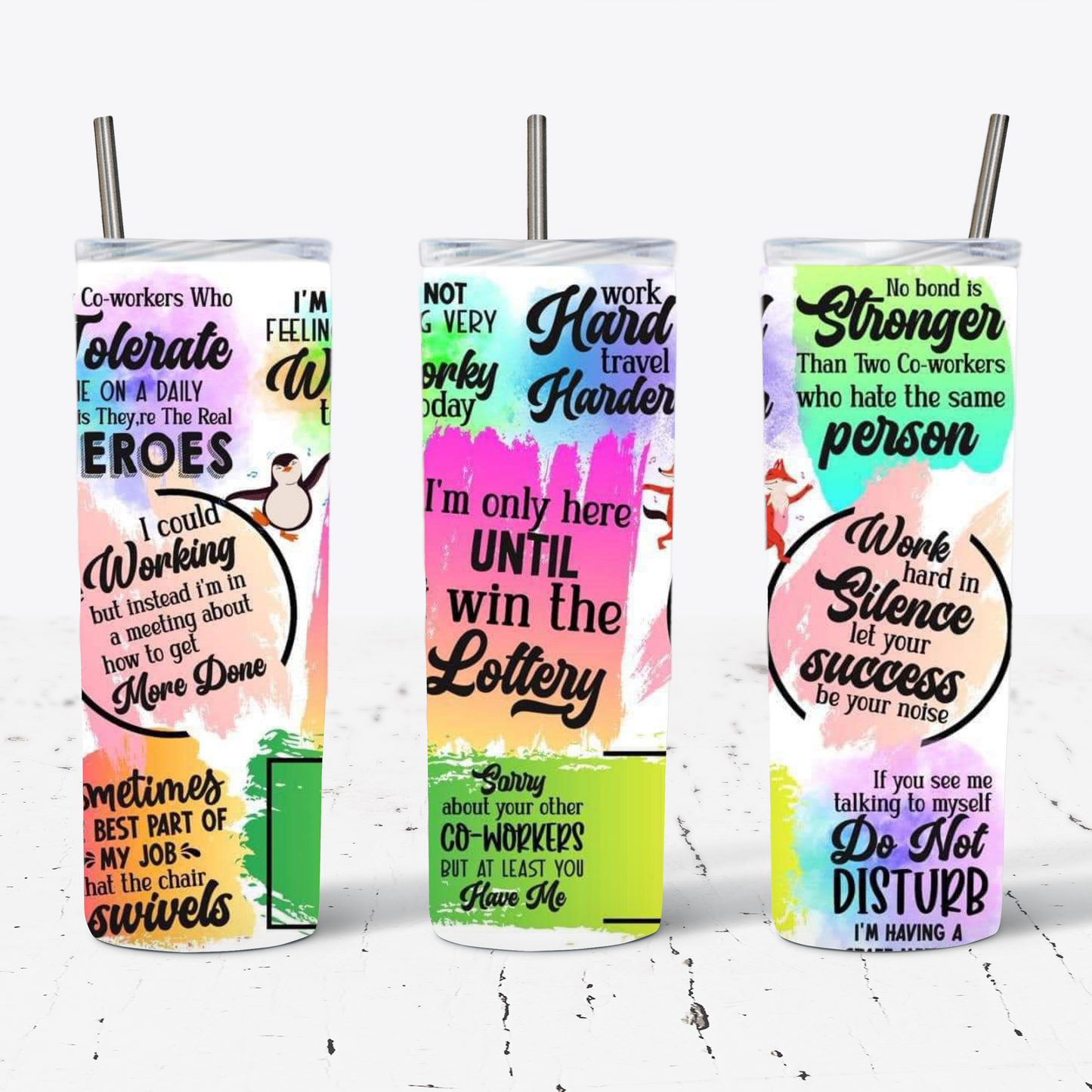 I'm Only Here Until I Win the Lottery 20 oz Tumbler
