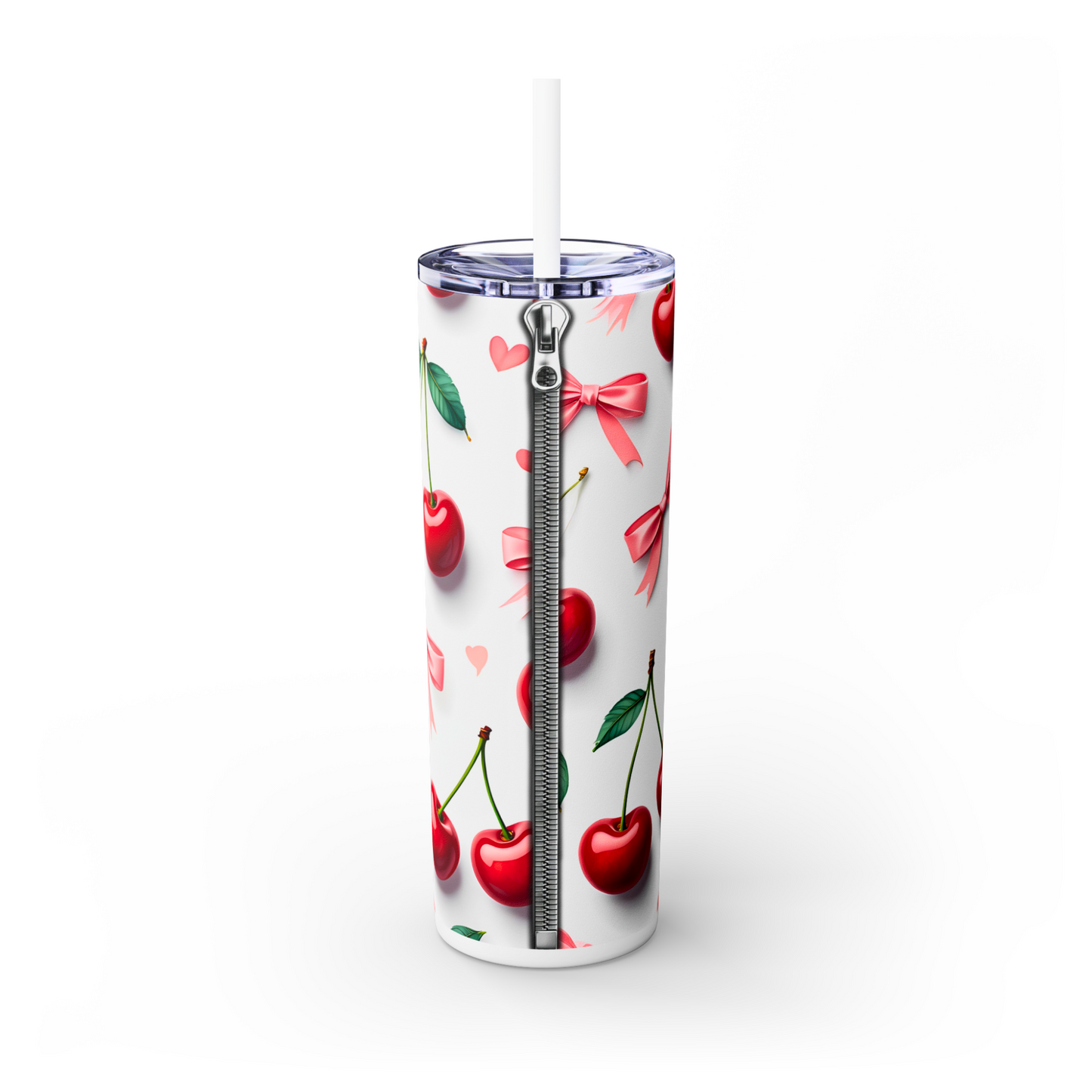 Summer Cherries and Bows Tumbler