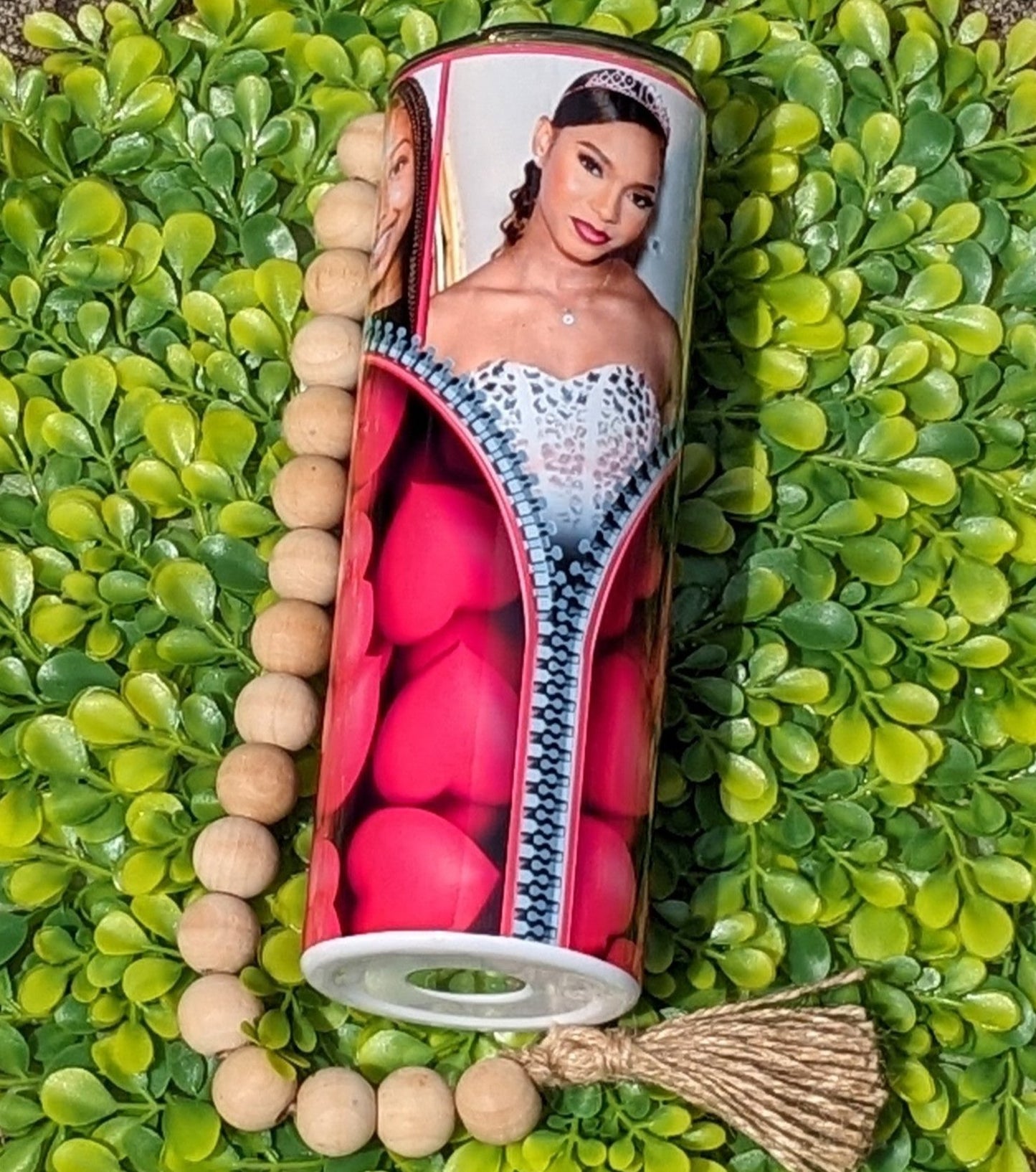Custom insulated tumbler with personal photos for memorable moments.