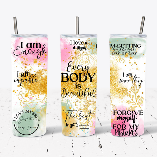 Every Body is Beautiful | Affirmations 20 oz Tumbler