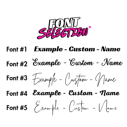 Font selection