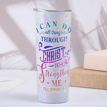 I can Do All Things Through Christ tumbler