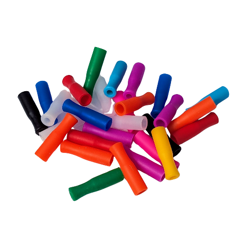 Silicone Straw Tips | 7-Pack Multicolors