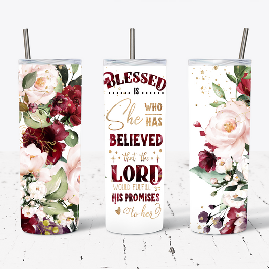 Blessed Is She 20 oz Tumbler