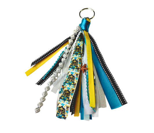 Bahamas Island-inspired Tassel Keychain