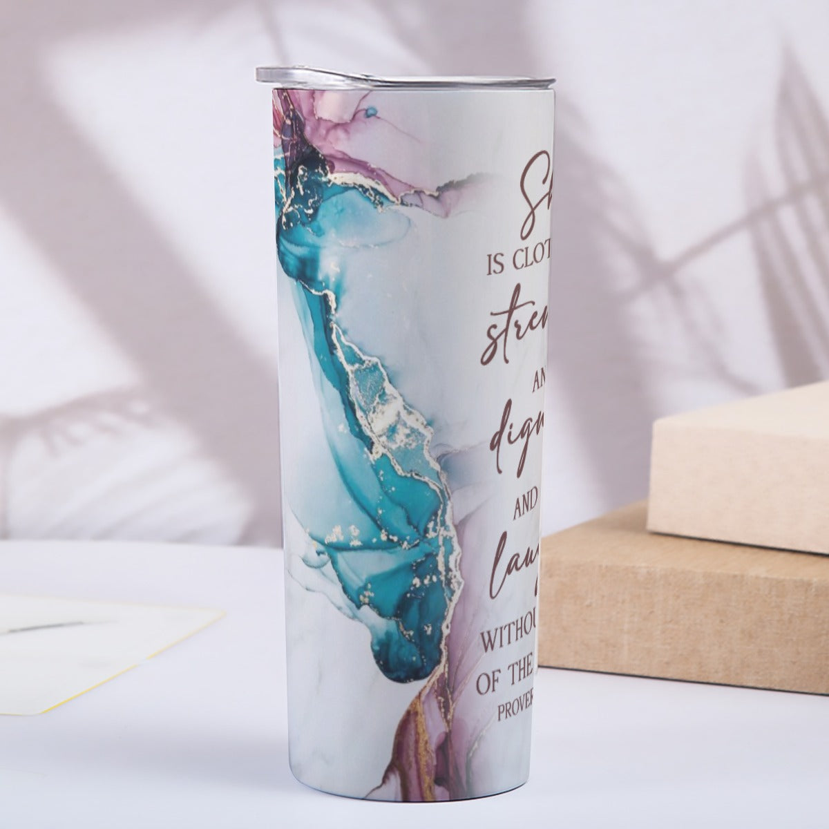 She Is Clothed in Strength 20 oz Tumbler