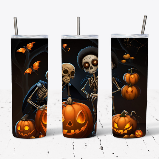 Skeletons Halloween 20 oz Tumbler